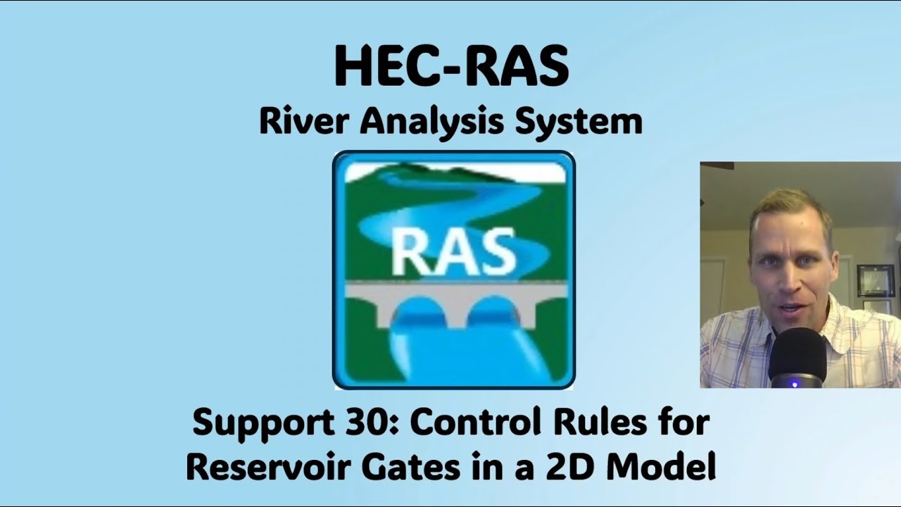 HEC RAS ​​Support 30 — Правила управления затворами водохранилища в 2D-модели
