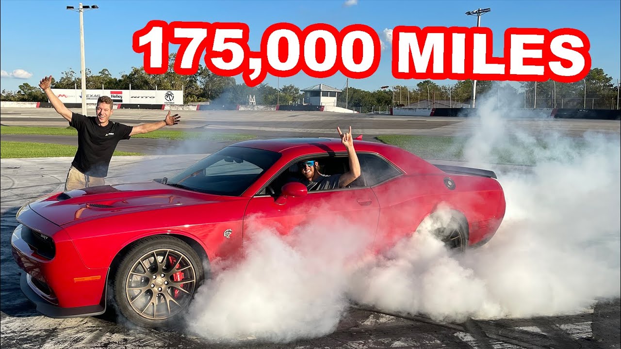 Worlds Highest Mile HELLCAT! The Ultimate Burnout & Drift Car for Cleetus & Freedom Factory Events!!