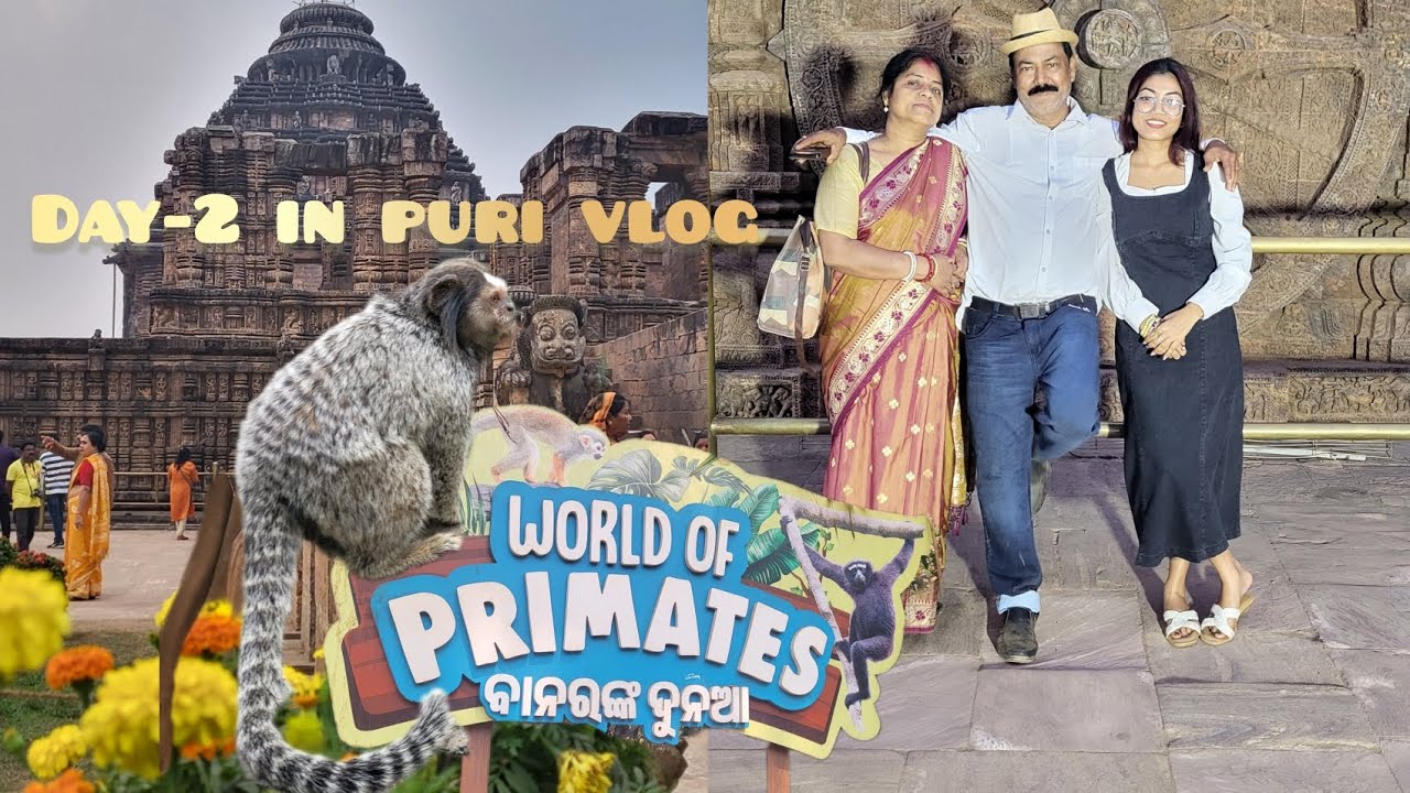 DAY-2  in puri 🙏NandanKanan & Konark Sun Temple🛕 vlog ||Black Pagoda|| 