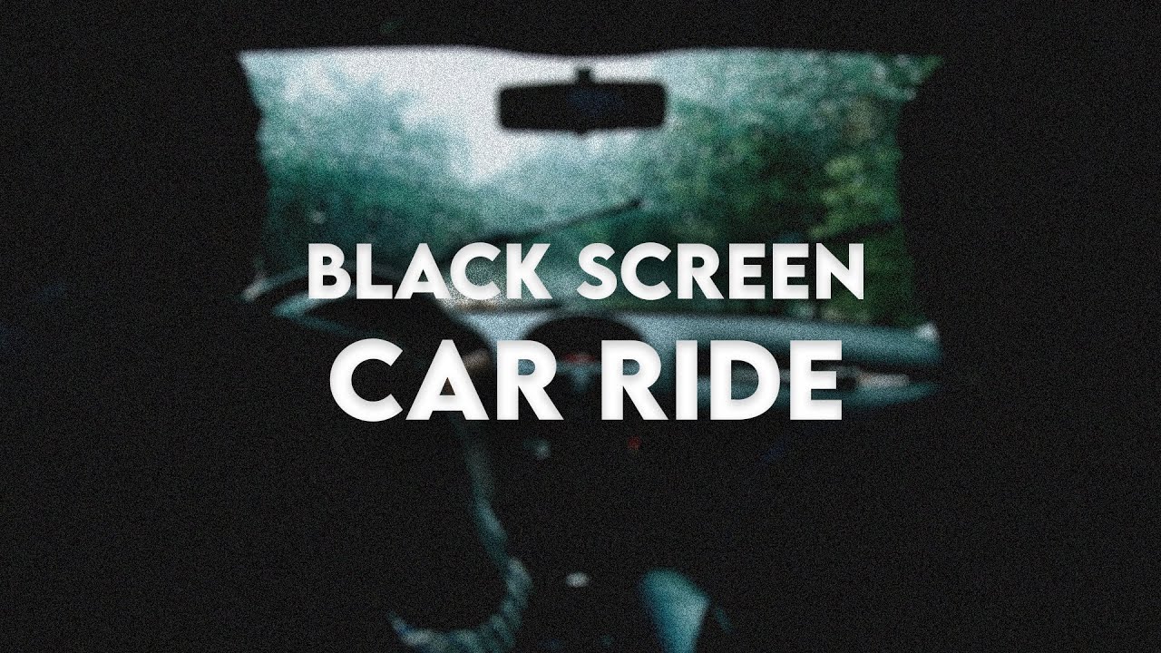 12 HOURS CAR RIDE  | BLACK SCREEN | SLEEP & RELAXATION