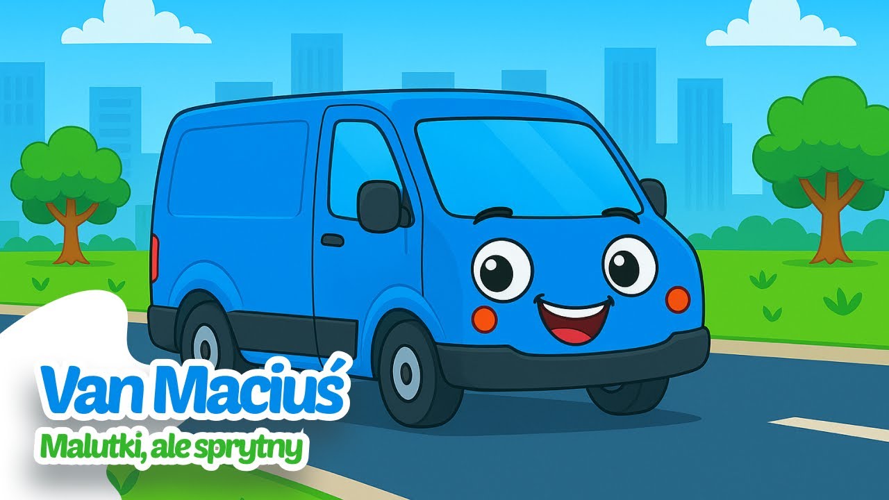 🚐 Van Maciuś – Malutki, ale sprytny 💡 | Piosenka dla dzieci 👶🎶