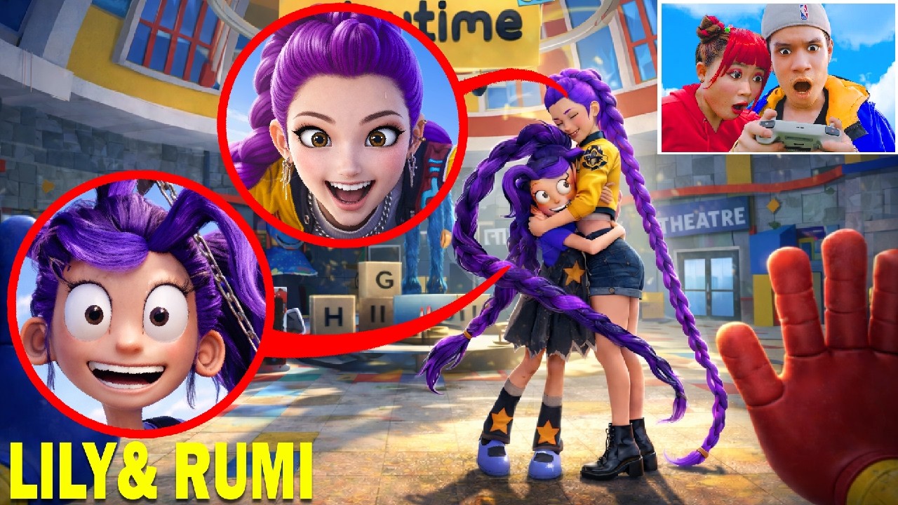CAUGHT on DRONE: RUMI & LILY LOVEBRAIDS Together at 3AM?! (Poppy Playtime Chapter 5)