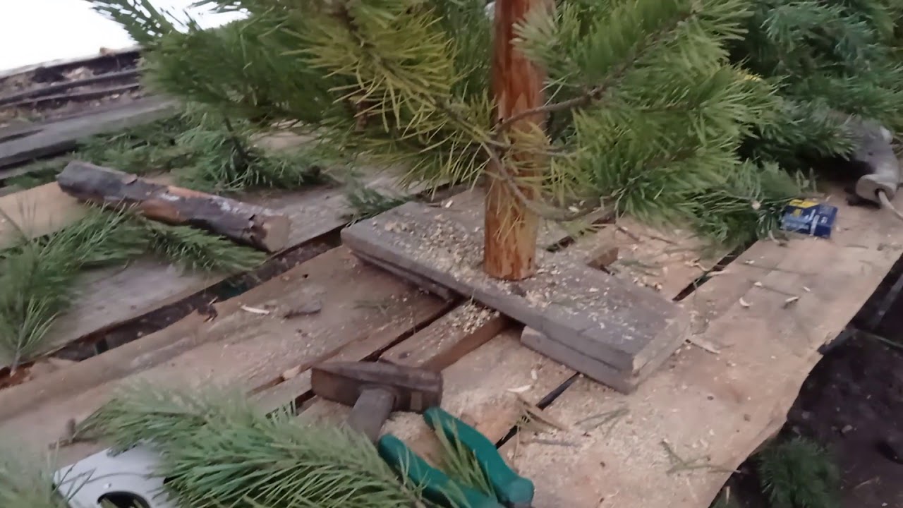 Как сделать новогоднюю ёлочку (вариант 2)