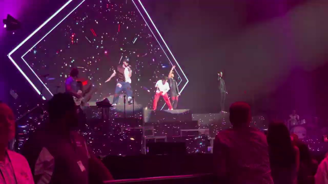Confetti Falling Big Time Rush Columbus, OH 7-15-23.