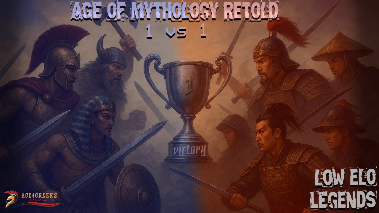 [GR] Age of Mythology Retold 1v1 Low ELO Legends