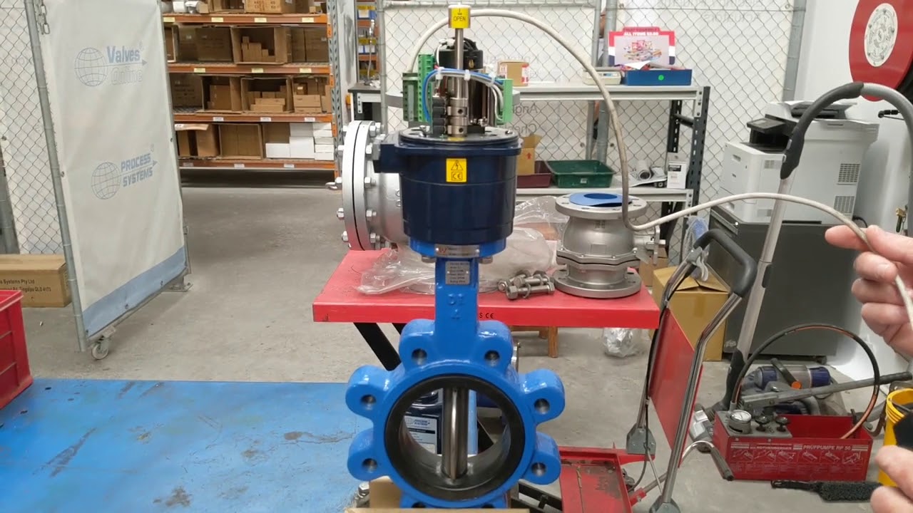 Electrically Actuated Lugged Butterfly Valve