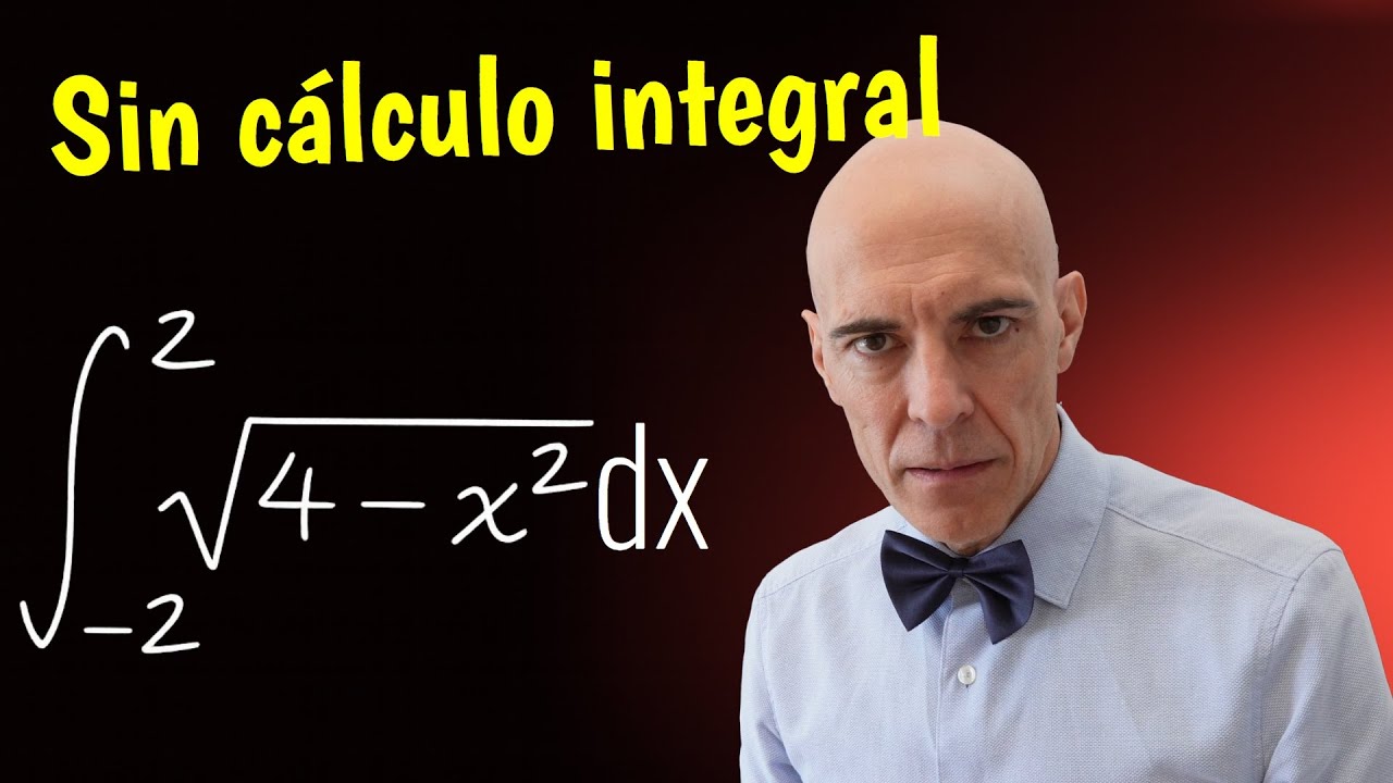 Integral definida difícil sin cálculo integral🤯