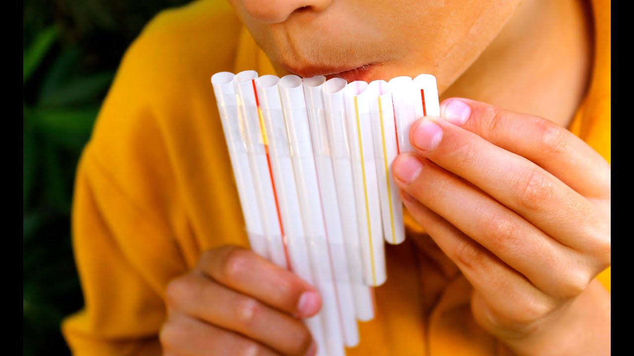 How to make your own pan flute out of straws