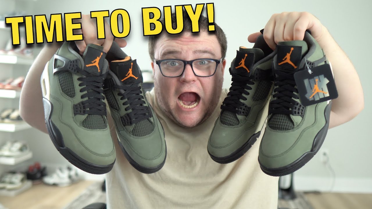 TIME TO BUY!! PRICE GOING UP ON THESE AIR JORDAN 4 UNDEFEATED!!