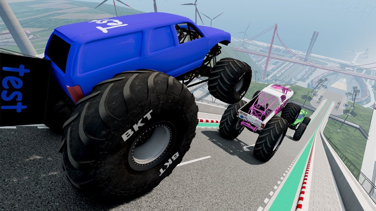 LIVE 093 | Random Car - Epic Car Jumps & Crashes - BeamNG.Drive