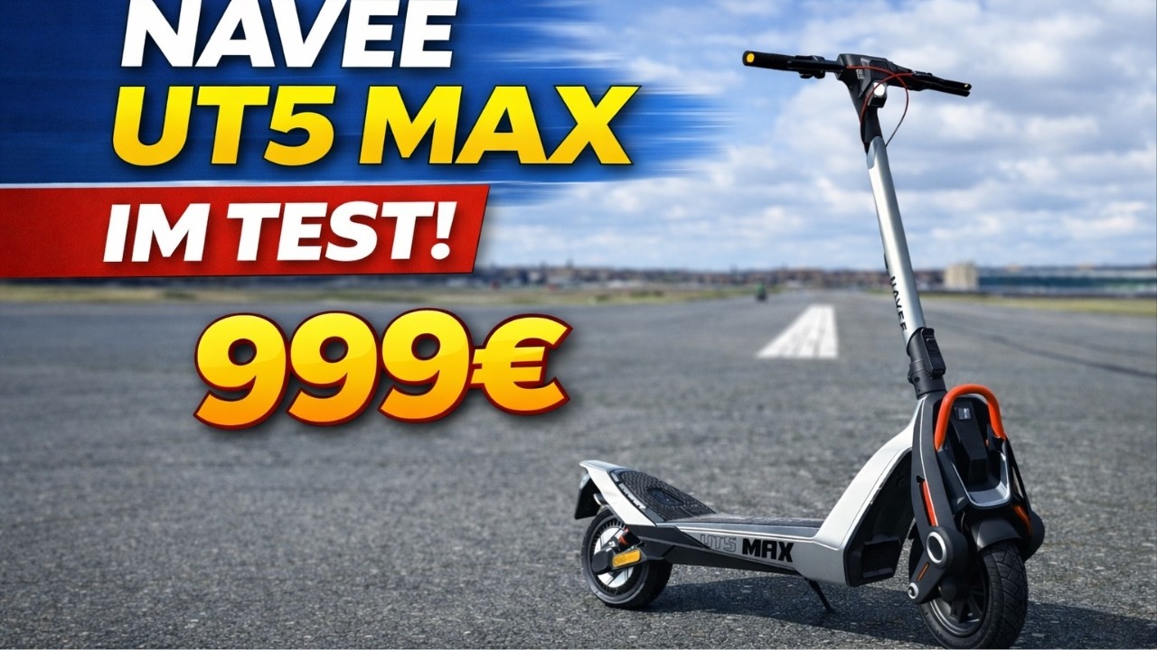 NAVEE UT5 Max im Test: Ist der 999&euro; E-Scooter wirklich sein Geld wert? 🔥 #escooter #test #navee