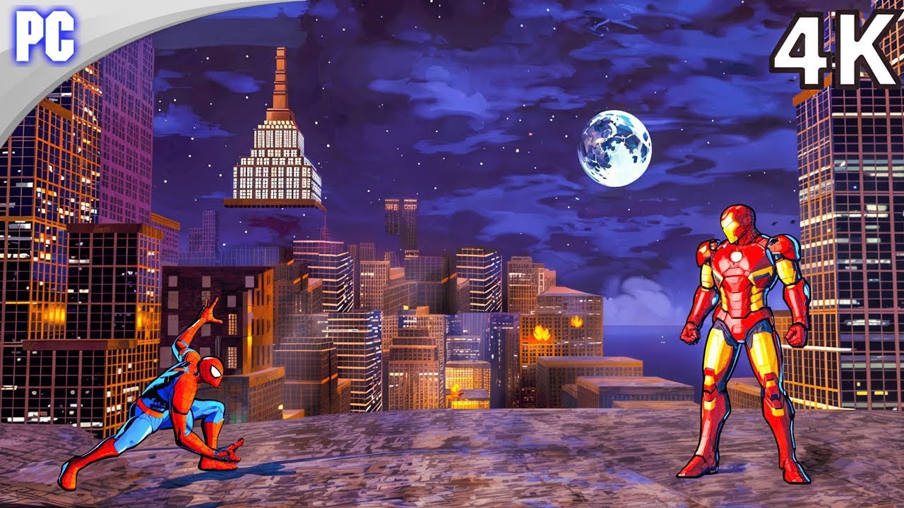 Marvel vs Capcom Beyond | Spider-Man & Ghost Rider vs Iron Man & Hulk 4K