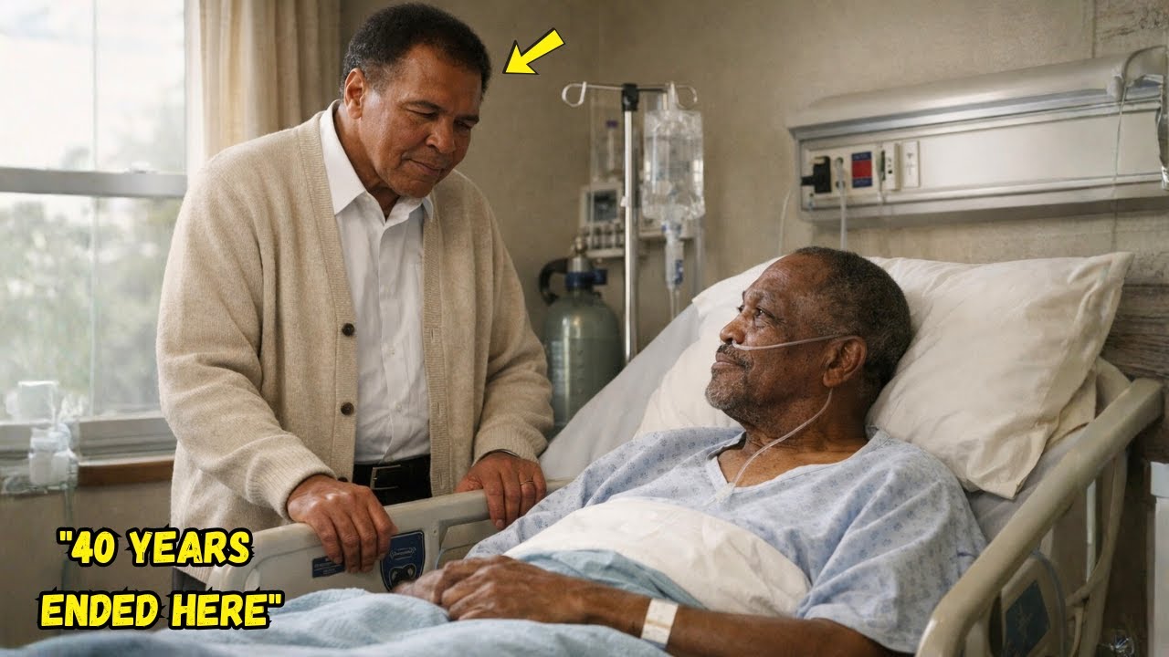 ALI VISITED DYING JOE FRAZIER AFTER 40 YEARS OF HATRED — WHAT HE SAID BROKE HIM..