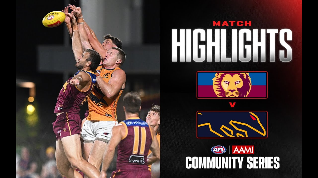 Brisbane Lions v Adelaide Crows Highlights | AAMI Community Series, 2025 | AFL