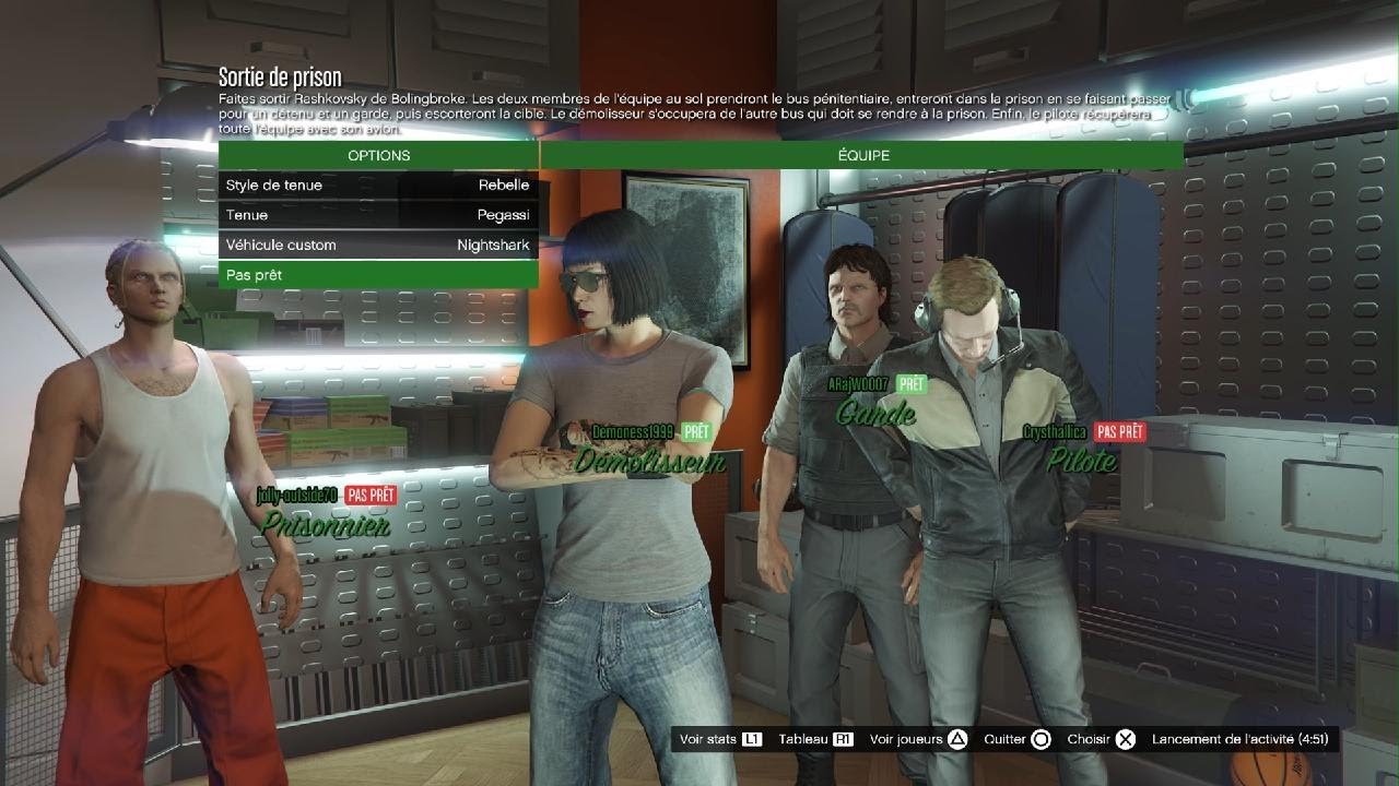 GTA Online:C'est inadmissible;2 jour que je tente ce braquage en hard,beaucoup d'appelé et peu d'elu