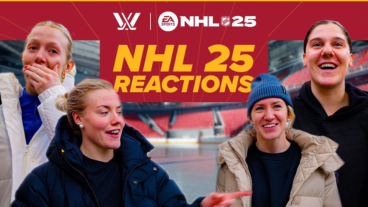 PWHL Players Reactions to Their NHL 25 Ratings