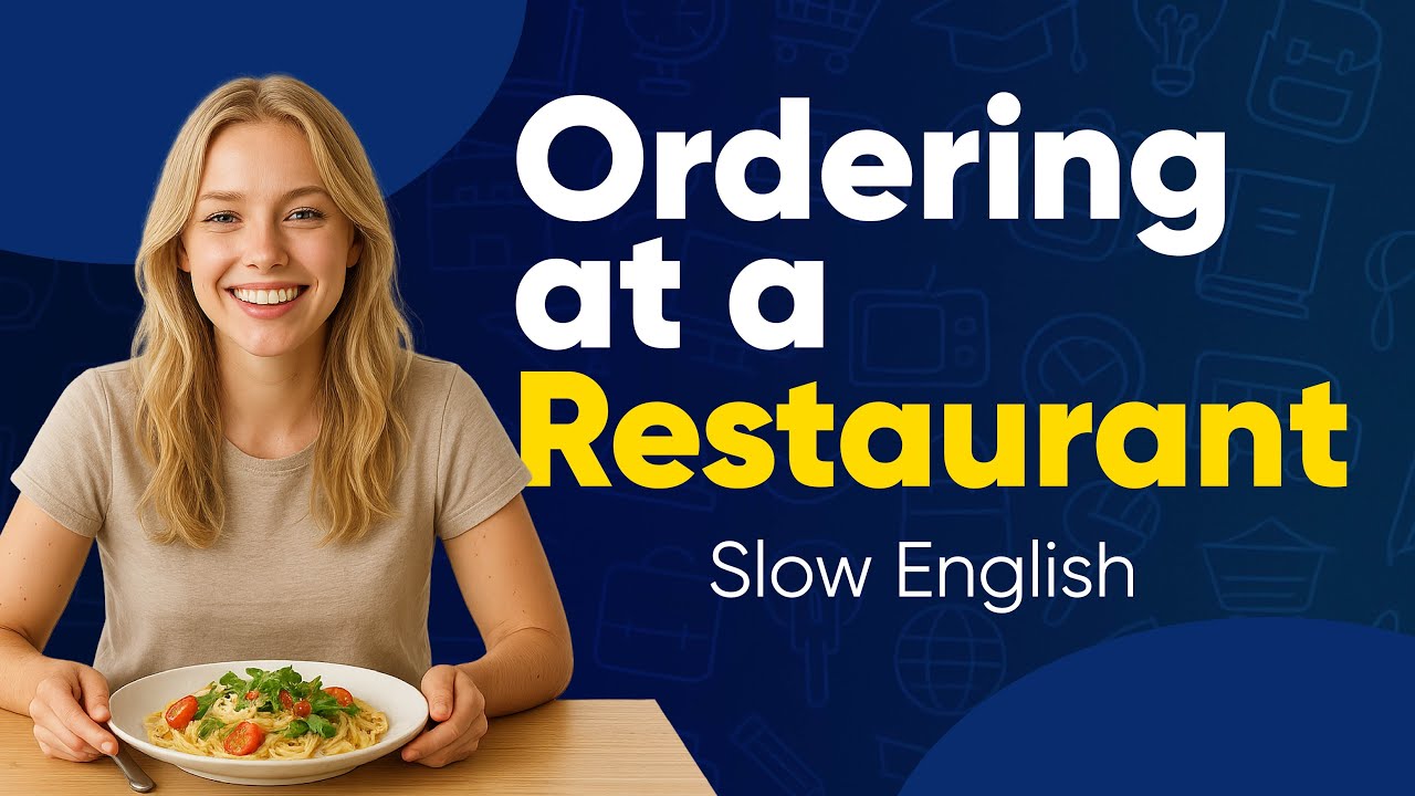 15 Must-know Words to Order Food | Easy & Slow English