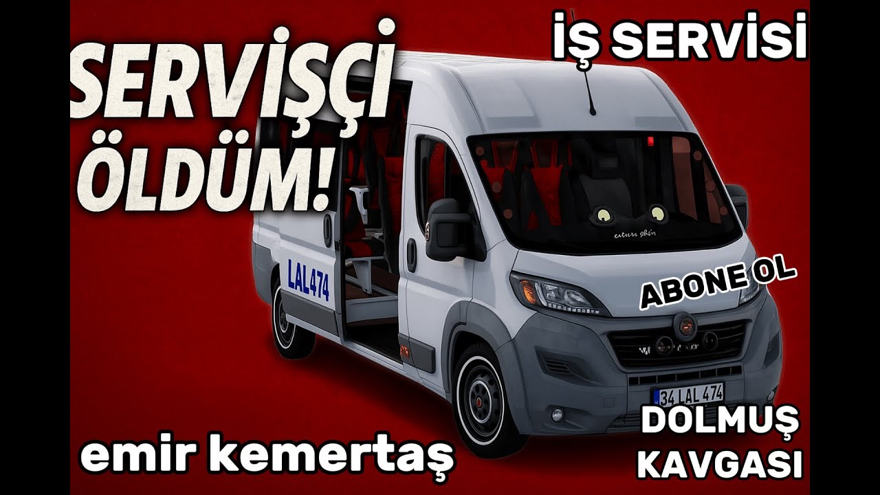 ETS 2’de Servisi Şoförü Oldum! (Korna Çaldım, Öğrenciler Bindi 😂
