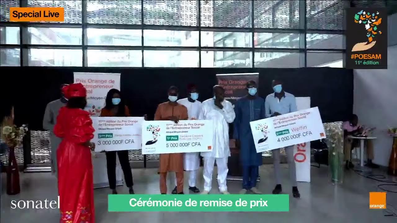 En live de la cérémonie de remise des prix du POESAM 2021