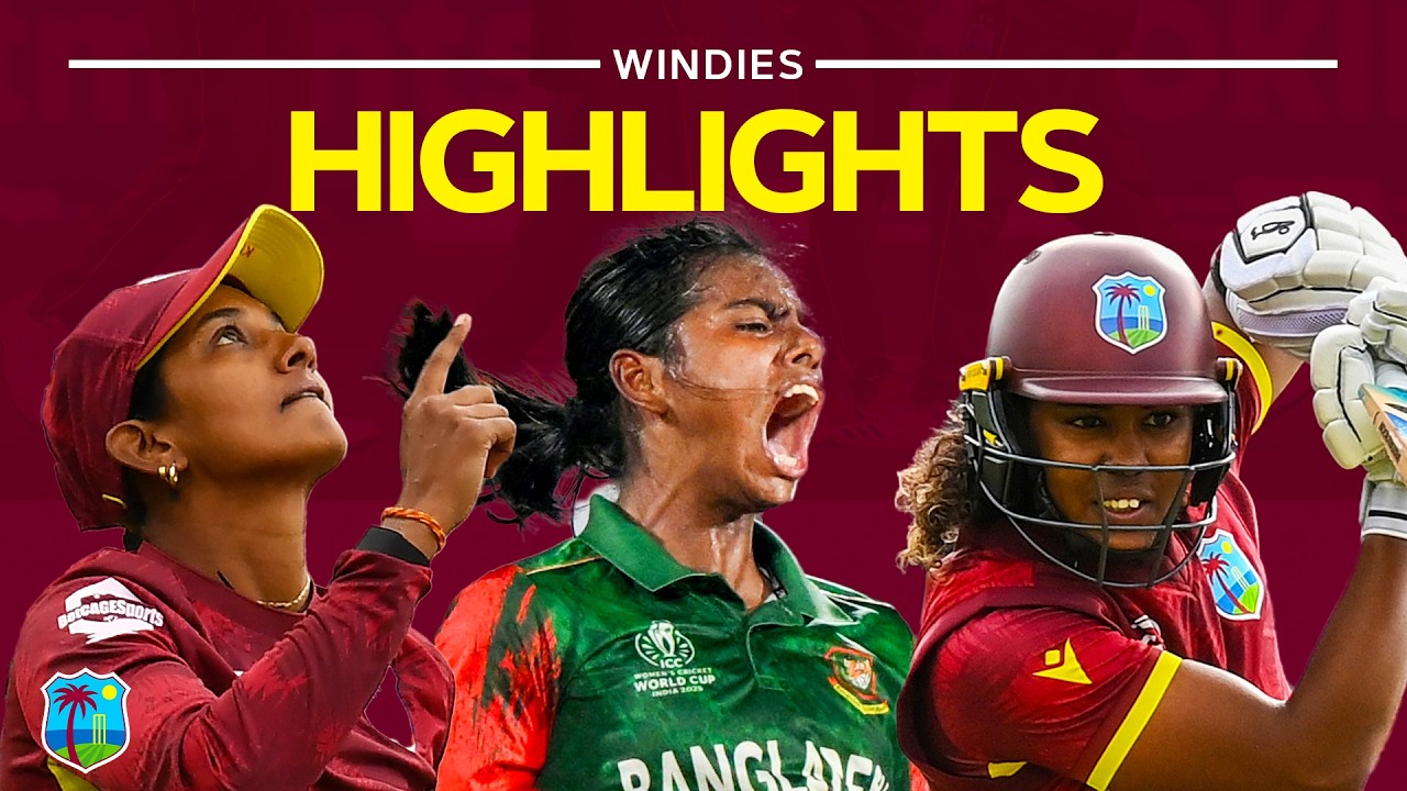 Ice Cool Under Pressure 🧊 West Indies 🆚 Bangladesh Women's ODI Series