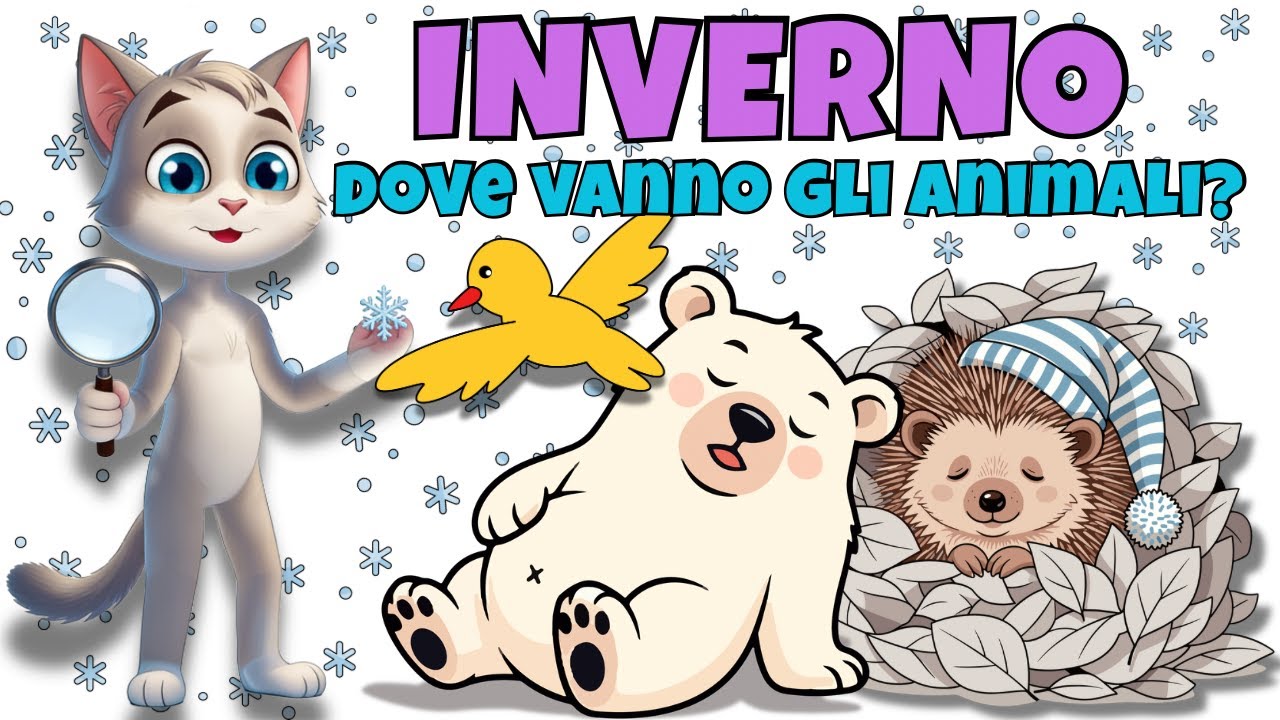 ❄️ Inverno per bambini – Dove vanno gli animali quando fa freddo?
