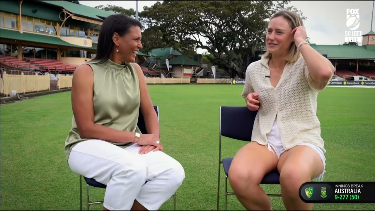 Ellyse Perry interview with Mel Jones