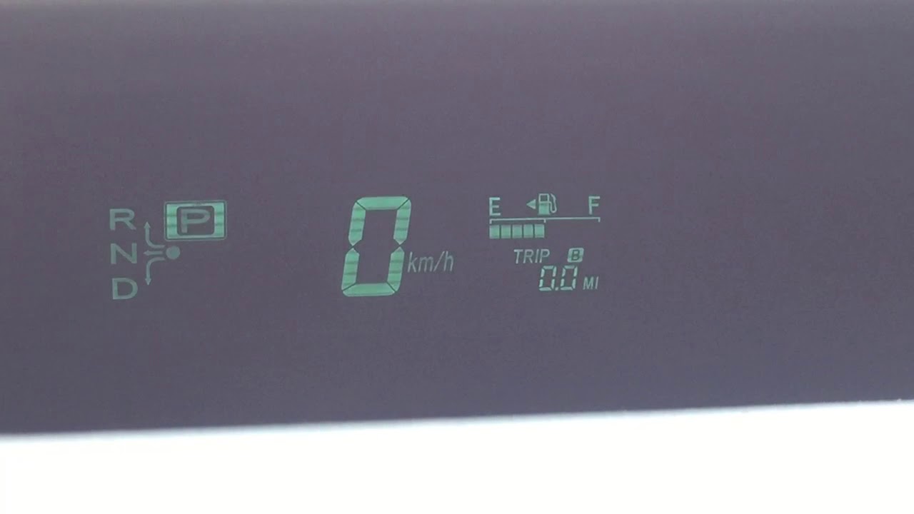 កំណត់ចំងាយជិះឡាន Prius 2004 - 2009 ODO Trip set