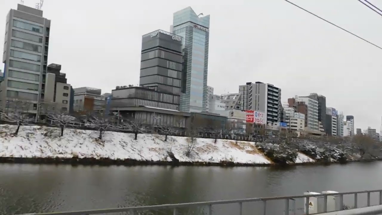 中央総武線市ヶ谷駅にて