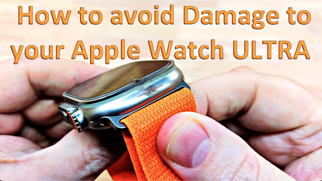 Apple Watch Ultra how to prevent case damage when removing Alpine Loop