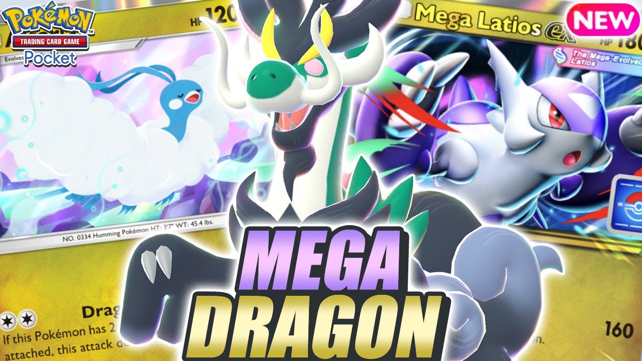 NEW MEGA ! ALTARIA & DRAMPA are Amazing Dragon Support for MEGA LATIOS ! - Pokemon TCG Pocket