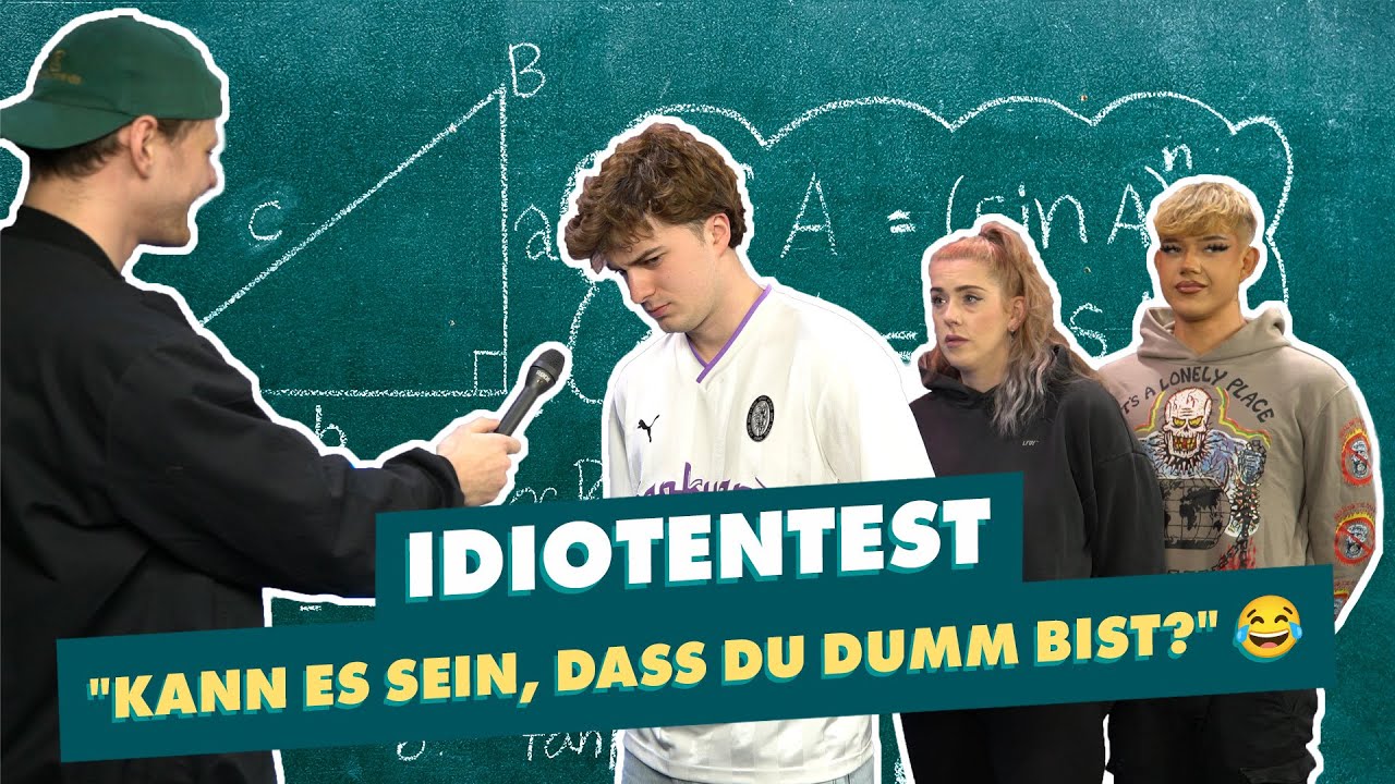 IDIOTENTEST XXL 👩🏼‍🏫👀Influencer-Gang battelt sich im größten IDIOTENTEST ever! | WISSTIHRNOCH?