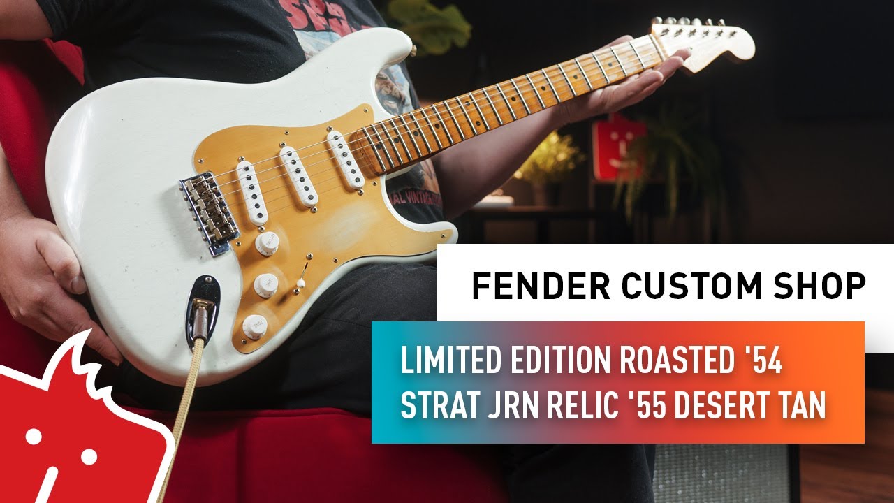 FENDER CUSTOM SHOP Limited Edition Roasted '54 Strat JRN Relic '55 Desert Tan