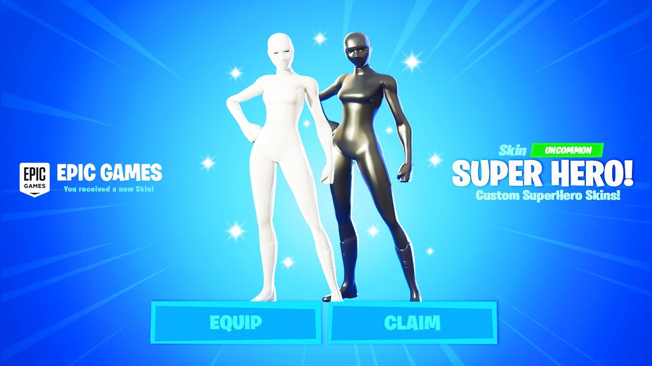 Get your own Custom Superhero Skin in Fortnite! 😍