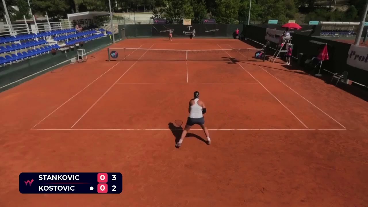 Anja Stankovic [Q] (SRB) vs Teodora Kostovic (SRB) // 6-2 1-6 4-6 // W75 Kursumlijska Banja // SF