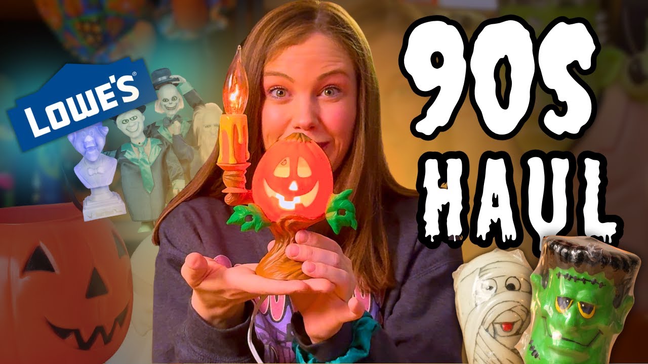 My 90s Halloween HAUL + LOWES drops 2025 Halloween Collection