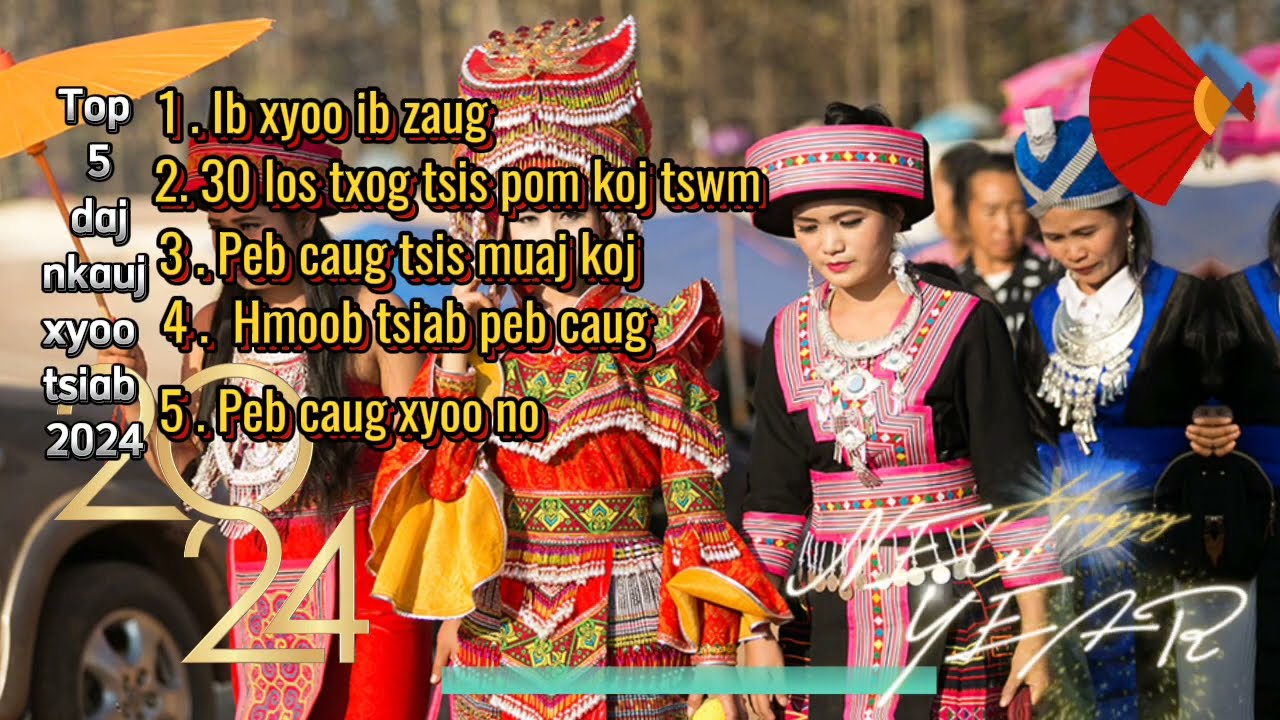 Top 5 daj nkauj xyoo tsiab peb caug zoo heev li 2024 || wimichanel