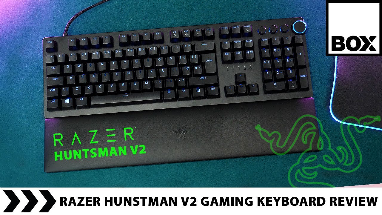 Обзор оптической игровой клавиатуры Razer Huntsman V2