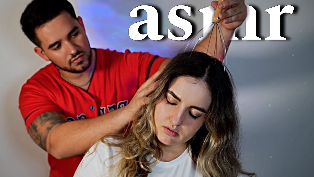 Asmr MASAJE RELAJANTE PARA DORMIR A ALE ASMR Muchas cosquillas