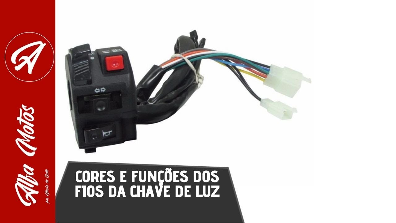 CORES E FUNÇÕES DOS FIOS DA CHAVE DE LUZ
