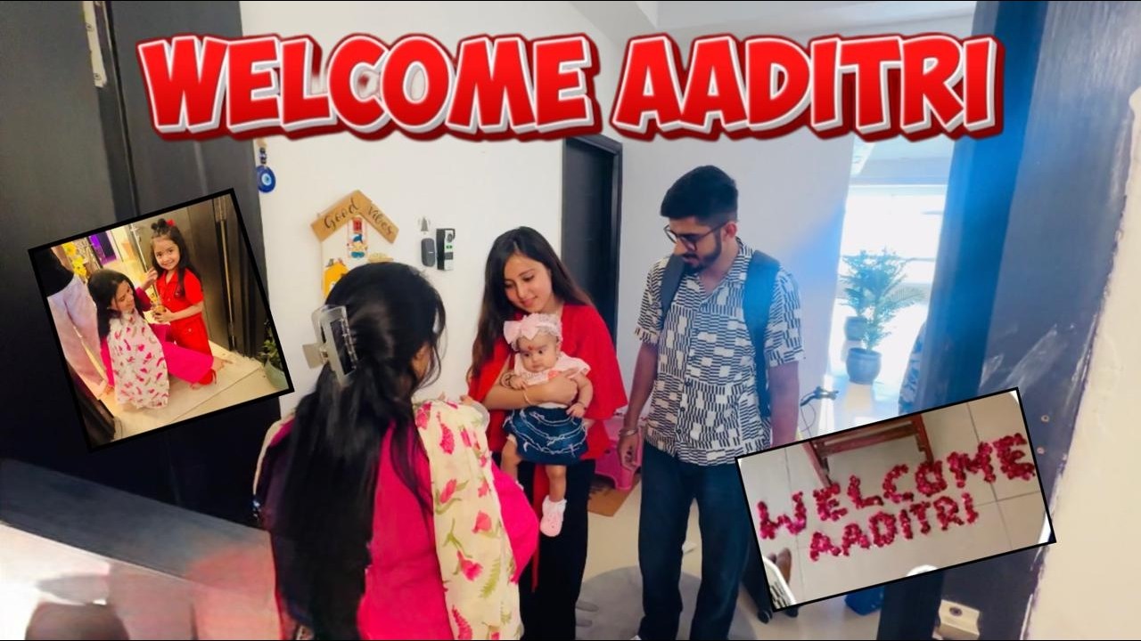 Nitsiya House me Aaditri ka Pyara Welcome | Vlog with Prashi | Vlog #28