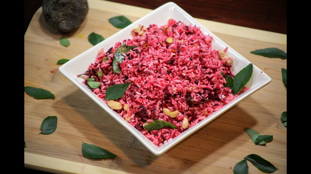 Beet Rice | Beet Root | 1 minute Recipes |Quick & Easy | Healthy Recipes |Lunch Box Recipes