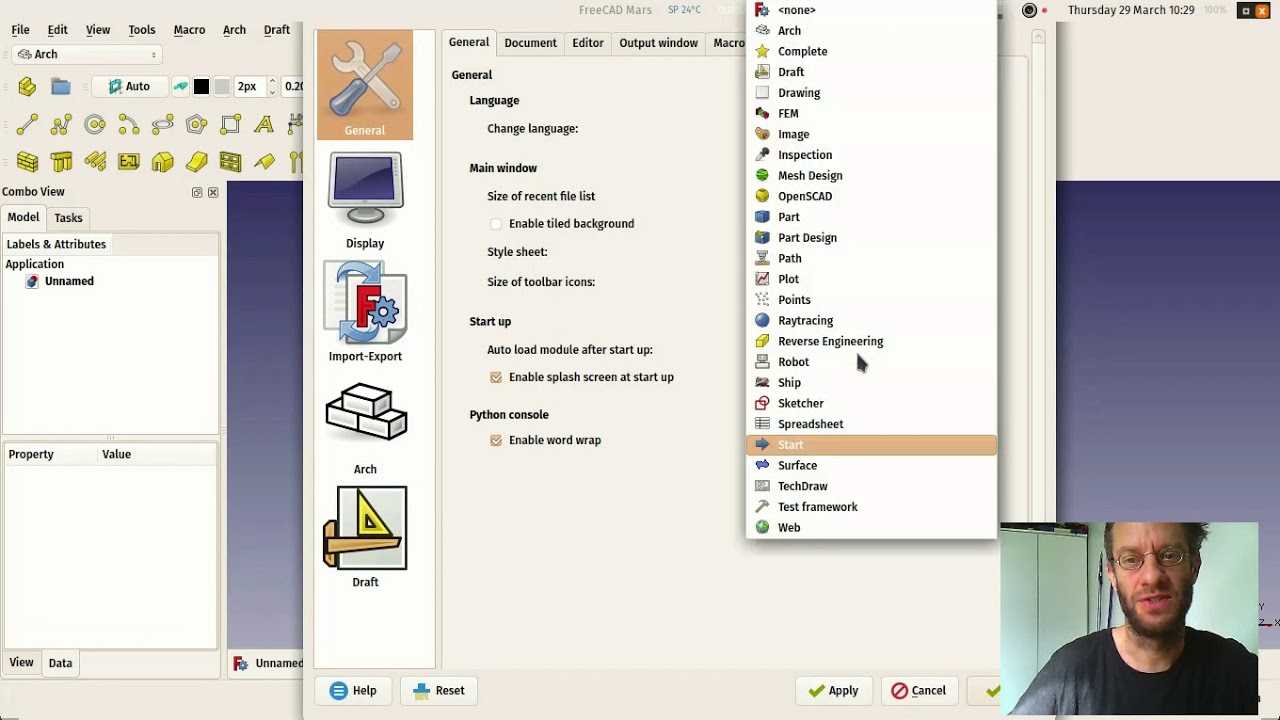 BIM с FreeCAD — настройка