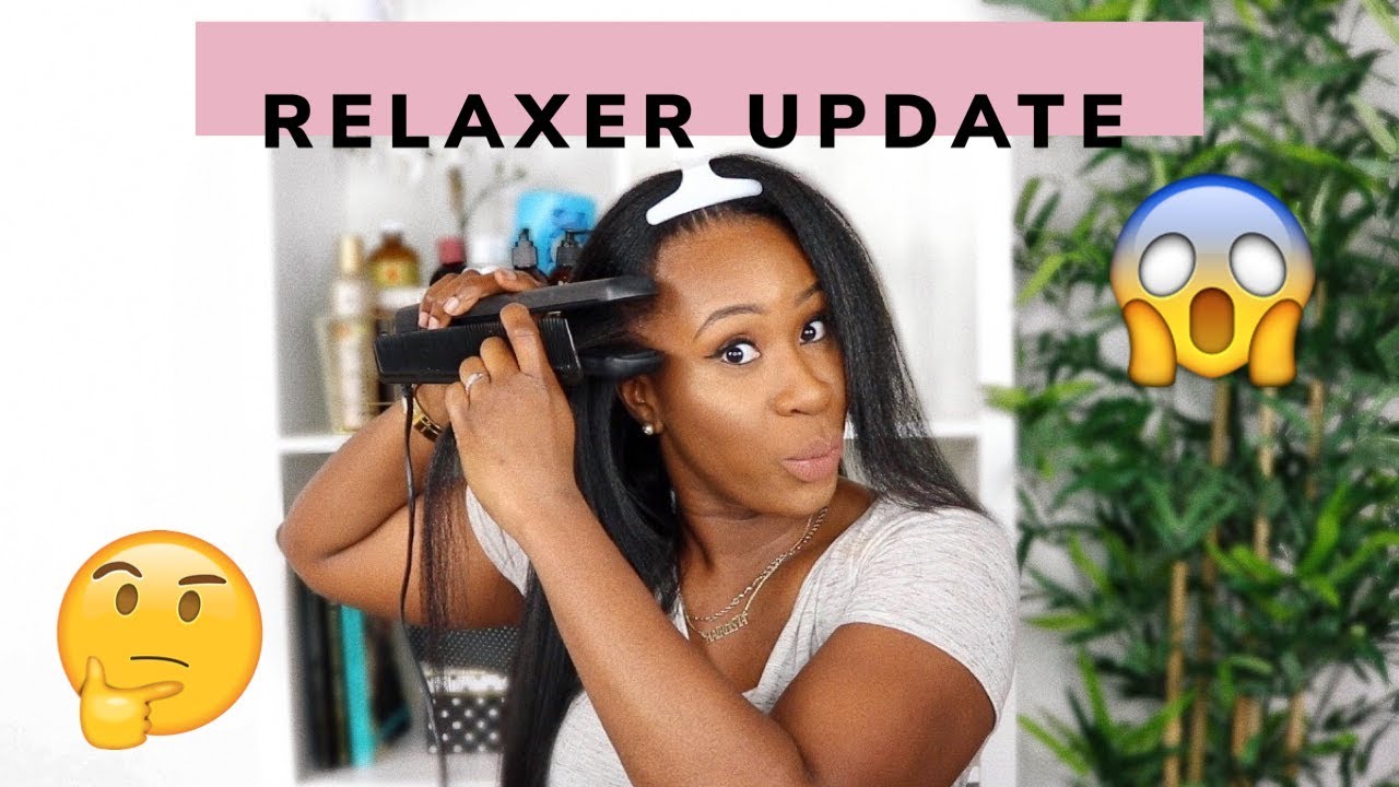 FLAT IRON + CHAT WITH ME: RELAXER UPDATE, NATURALS GOING BACK TO RELAXERS?!?!