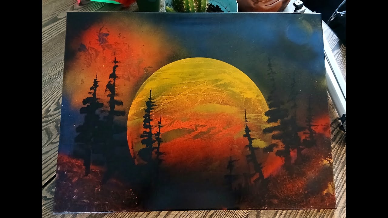 STEP by STEP Tutorial SOLAR MADNESS!!! #spraypainting #trending #viral #painting #spraypaintart