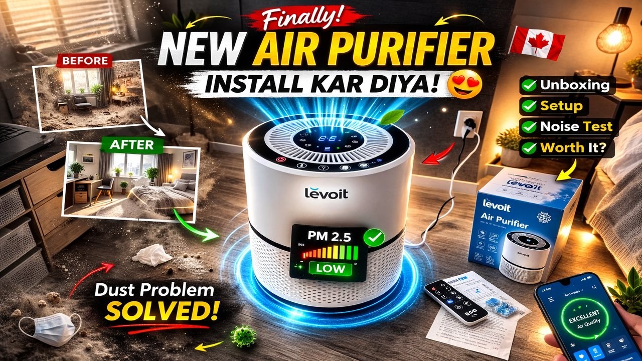 Finally New Air Purifier Laga hi Diya