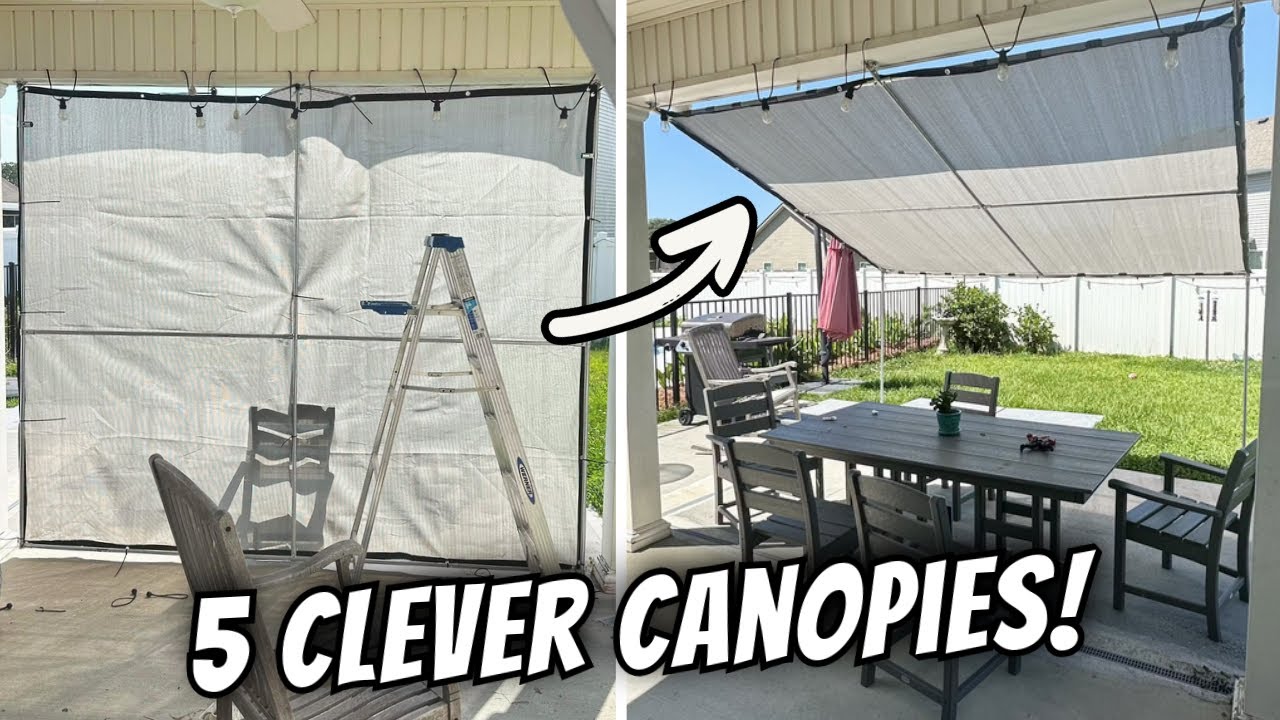 Five Clever Canopies Made With EMT Conduit!