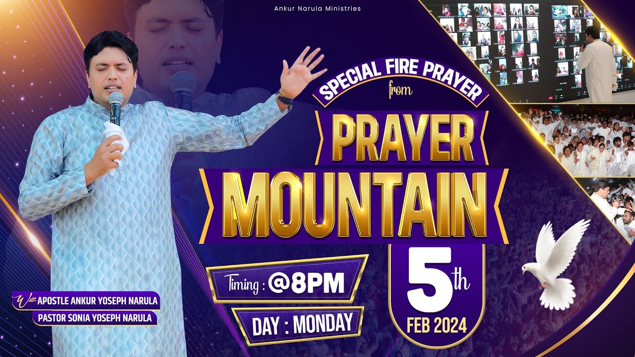 LIVE HEALING PRAYER HOUR FROM PRAYER MOUNTAIN (05 -02-2024) || Ankur Narula Ministries