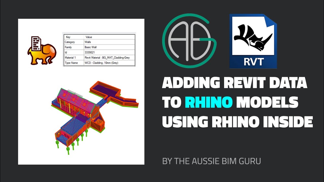 Adding Revit data to Rhino models using Rhino Inside!
