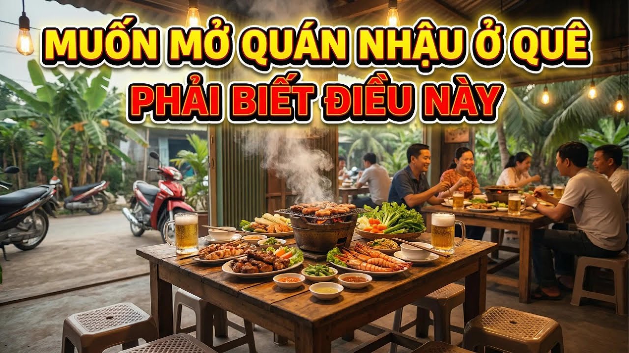 Cách Mở Quán Nhậu Ở Quê Thành Công Từ Kinh Nghiệm Thực Tế