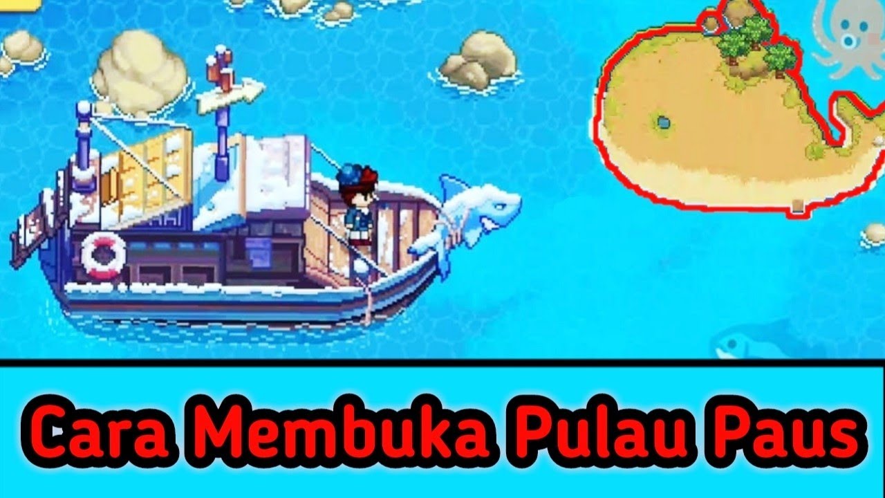 Cara Membuka Pulau Paus - Harvest Town